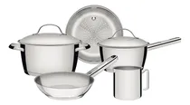 Comprar Jogo De Panelas Cu002F Fervedor Allegra 5pçs Aço Inox Tramontina