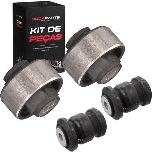 Kit 04 Buchas Da Balança Bandeja Fiat 500 Mexicano