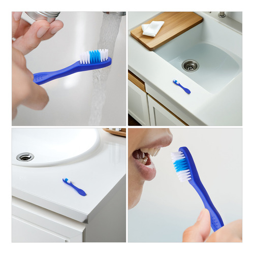 12 Cepillos De Dientes Compactos De Viaje Con Cerdas Suaves