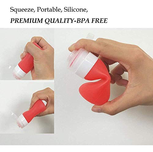 Recipiente Para Ensalada Squeeze Bottle, Aderezo Para Llevar