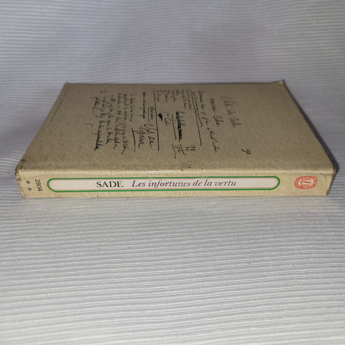 Les Infortunes De La Vertu Sade Gallimard Frances Poche