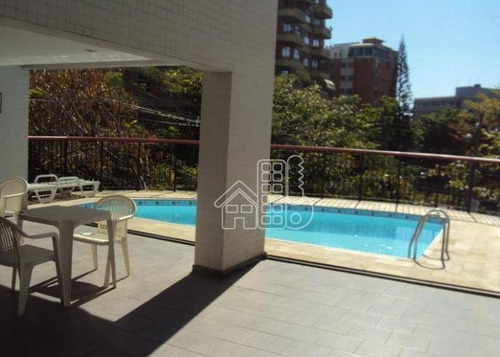 Imagem 5 de 18 de Flat Com 1 Dormitório À Venda, 45 M² Por R$ 430.000,00 - Boa Viagem - Niterói/rj - Fl0011