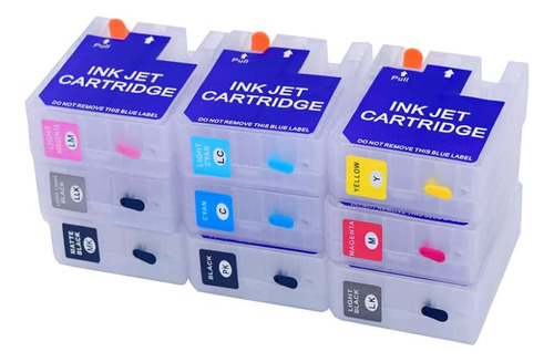 9 Unids/set T5801 T5801-t5809 Cartucho De Recarga De Tinta V