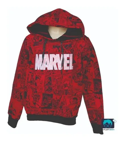 Moletom Hoodie Piticas - Infantil Marvel Quadrinhos Canguru