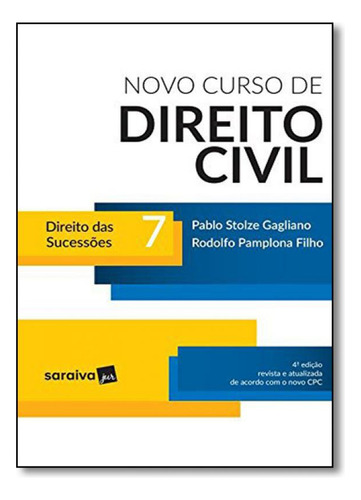 -, de Pablo Stolze Gagliano. Editora SARAIVA (JURIDICOS) - GRUPO SOMOS SETS, capa mole em português