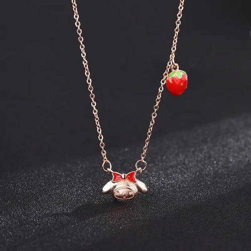 T Collar My Melody Enchapado En Oro