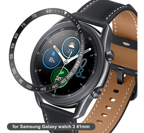 Bisel Acero Inox P/samsung Galaxy Watch 3 41mm - Black Tac