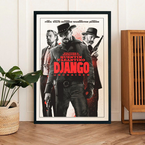 Cuadro 60x40 Peliculas - Django - Tarantino - Cine Poster