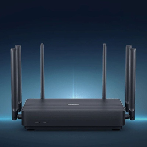 Router Xiaomi Mi Ax3200 Negro 3202mbps Wi-fi 6 2.4g 5g Sopor
