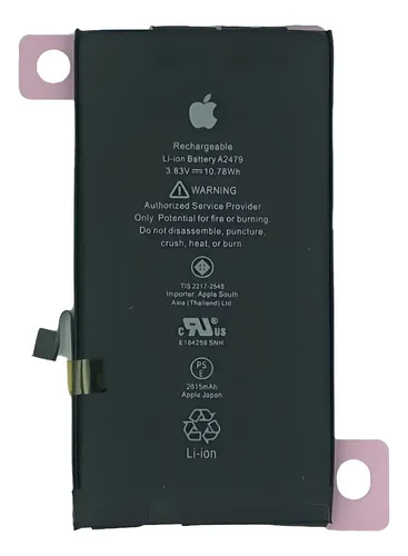 Bateria Ibroken A2479 Para Iphone 12/12 Pro + Adesivo