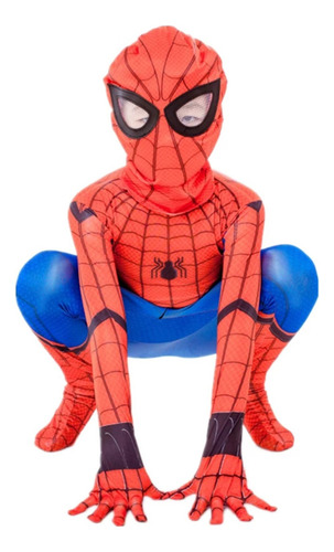 -traje De Cosplay Azul De Spiderman Homecoming #
