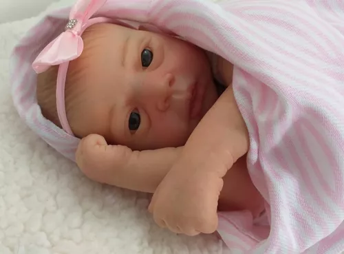 Bebê Reborn realista linda recém nascida careca promoção