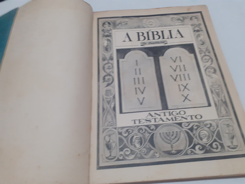 A Bíblia Em Quadrinhos Antigo Testamento Ebal 1983 (Usado)