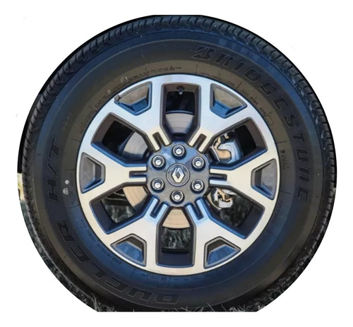 Llanta Y Neumático Para Renault Alaskan Rodado 18 Color Negro