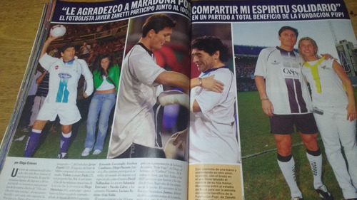 Revista Caras N° 1252 Fundacion Pupi Zanetti Maradona  2005