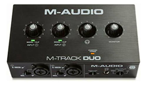 M-audio M-track Duo Interfaz De Audio Usb, Tarjeta De Sonido