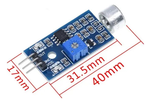 2x Módulo Sensor De Som E Ruídos Palmas Para Arduino