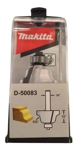 Fresa Makita Moldura Romana 1/4 Fresadora Router D-50083 Kc