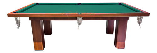 Mesa Pool Profesional Cedro + Tapa Multifunción + Accesorios Paño Verde Oscuro