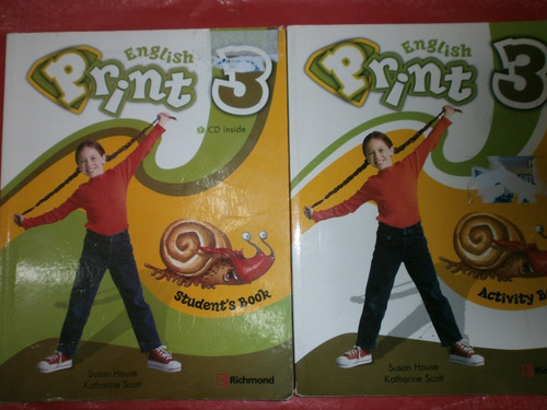 English Print 3 Student's Book, Activity Book Y Cd Richmond