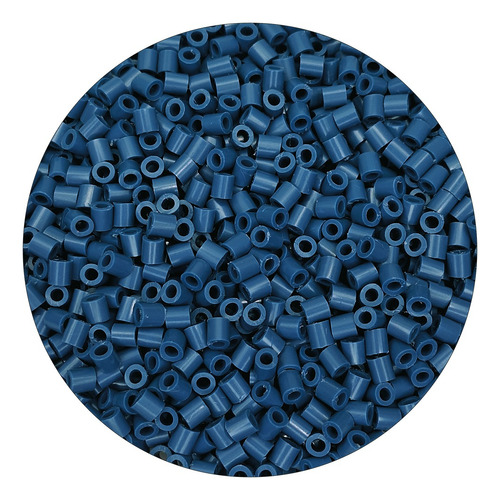 1kilo Hama Beads 5mm Color A , 18000beads Aprox Color Azul Cobalto Diámetro 5 Mm