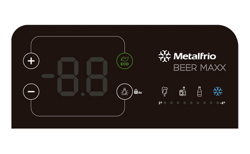 Cervejeira Beer Maxx Porta Visor 264l Metalfrio Vn25tp 127v