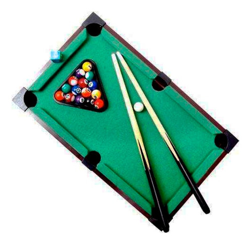 Jogo Mesa Mini Bilhar Sinuca Snooker 51 X 31 X 9cm Completo