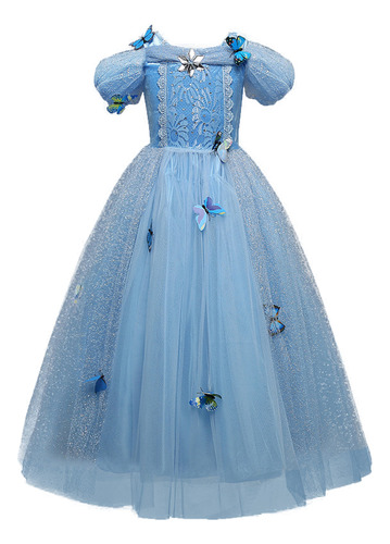 Vestido Frozen Elsa Cinderella Performance Factory Goods