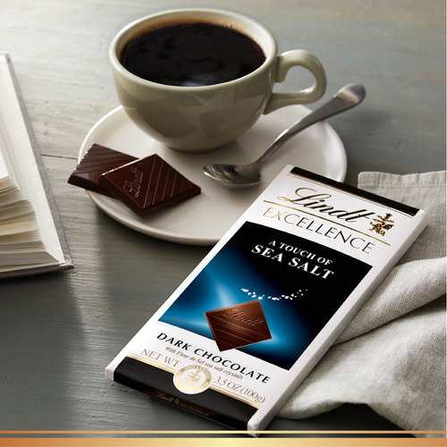Lindt Excellence Sea Salt 100grs