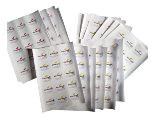 Sticker Papel Brillo Personalizados Pack X 6 Hojas 