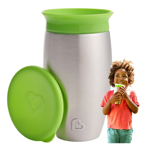 Imagem 6 de 6 de Copo 360 Munchkin Térmico Inox Miracle Cup +12m Envio 24h