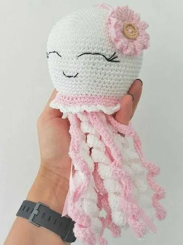 Pulpo O Medusa Tejida A Mano