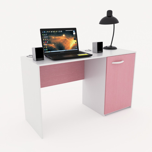 Imagen 4 de 5 de Mesa Escritorio Infantil 1 Puerta- 120 X 45- Dlo 100
