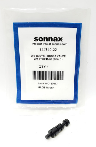 Válvula Sonnax 6t45 Oversized Clutch Boost Valve (144740-22)