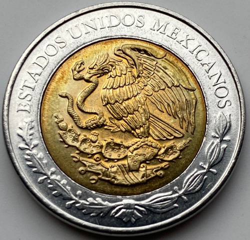 Mex19147 México 5 Pesos Primo De Verdad C/puntos Au-unc Ayff (Usado)