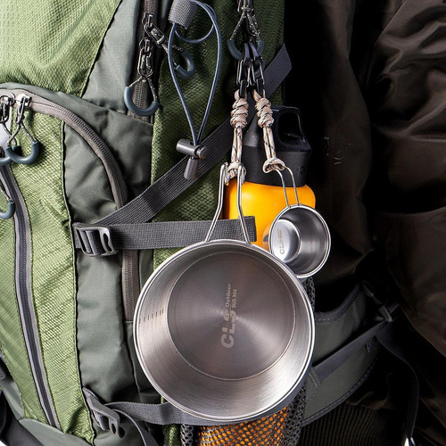 Tazones De Campamento 2x Para Acampar Camping Bowls Fáciles