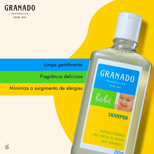 Shampoo Suave Bebê 250ml - Granado
