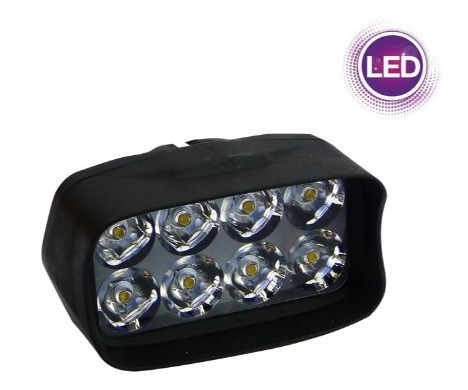 Neblinero Led Para Moto, 8 Led, 12volt.