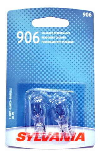 Set 2x Focos Halógeno Osram Sylvania 12v / 13v 906 9w Nuevos