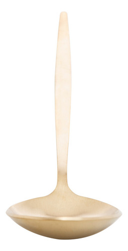 Juego de 6 cucharas de postre Opera Gold de acero inoxidable de 13 quilates