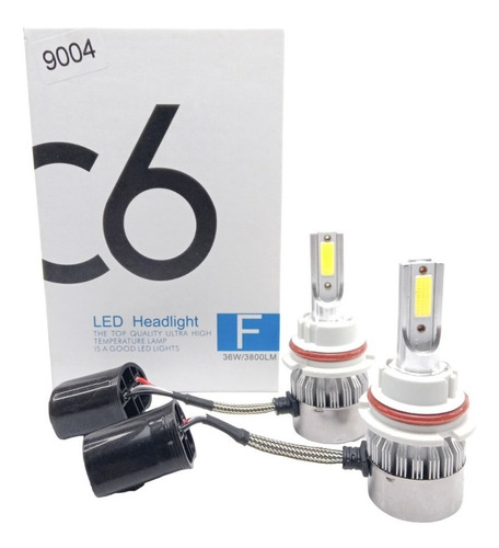 Bombillos 9004 Luces Led 36w/ 7600lm 6000k