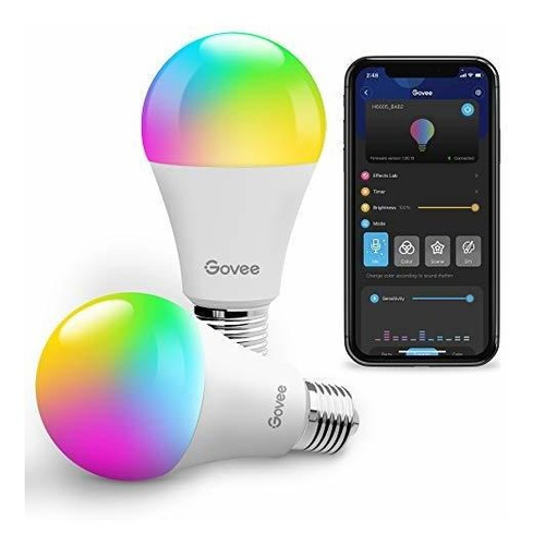 Focos Led - Govee Smart Led Bulbs, Rgbww Bluetooth Led Light