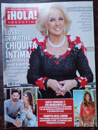 Revista Hola! Argentina N° 328 21/2/17 Mirtha Pampita Lali