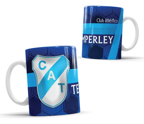 Taza De Cerámica Club Atlético Temperley Con Caja De Regalo