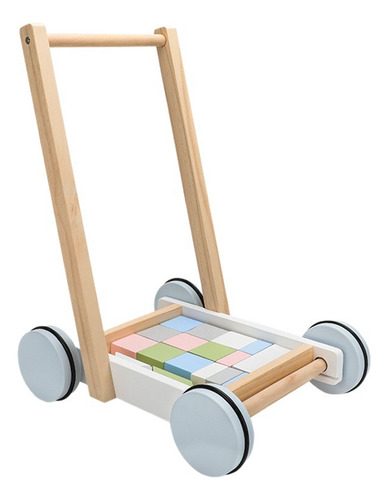 Juguete Para Bebés Con Bloques De Construcción De Madera, Ma