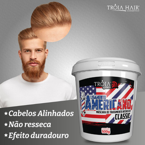 Alisamento Americano + Neutralizante + Color Safe Tróia