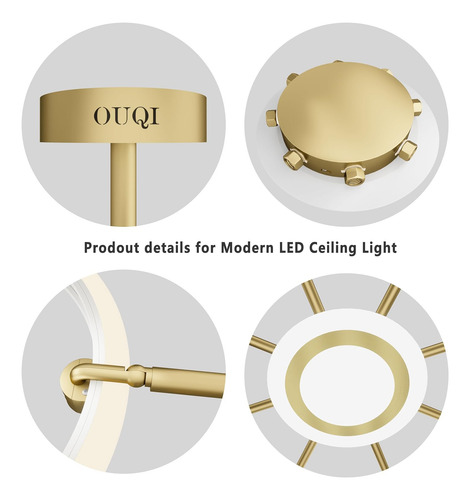 Lámpara De Techo Regulable, Lámpara De Techo Led Empotrada,