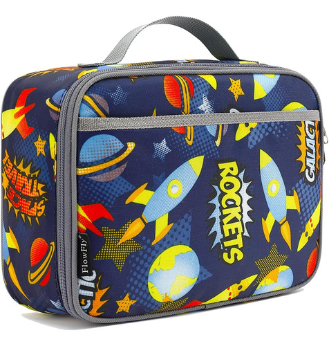 Flowfly Kids Lunch Box Insulated Soft Bag Mini Cooler Bac...