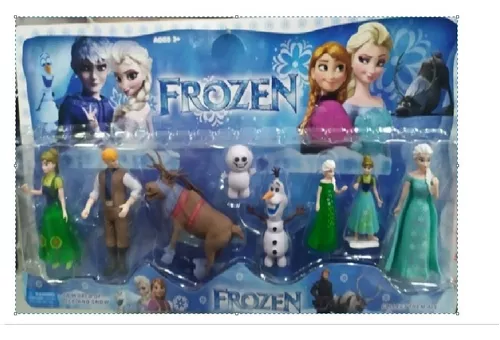 Livro com cenário e miniaturas da Frozen - Desapegos de Roupas
