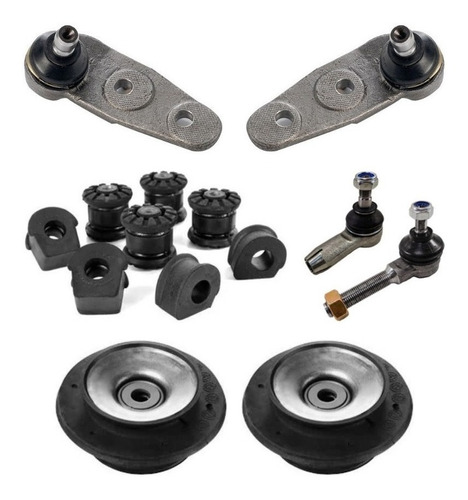 Kit Vw Gol Power D/h Rotulas Extremos Bujes Cazoletas